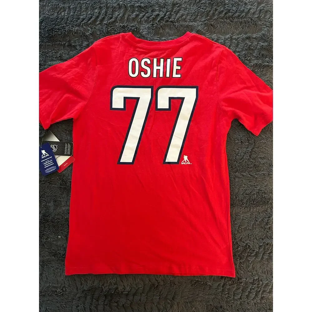 Washington Capitals Oshie #77 NHL Youth Large Red T-Shirt (NWT)